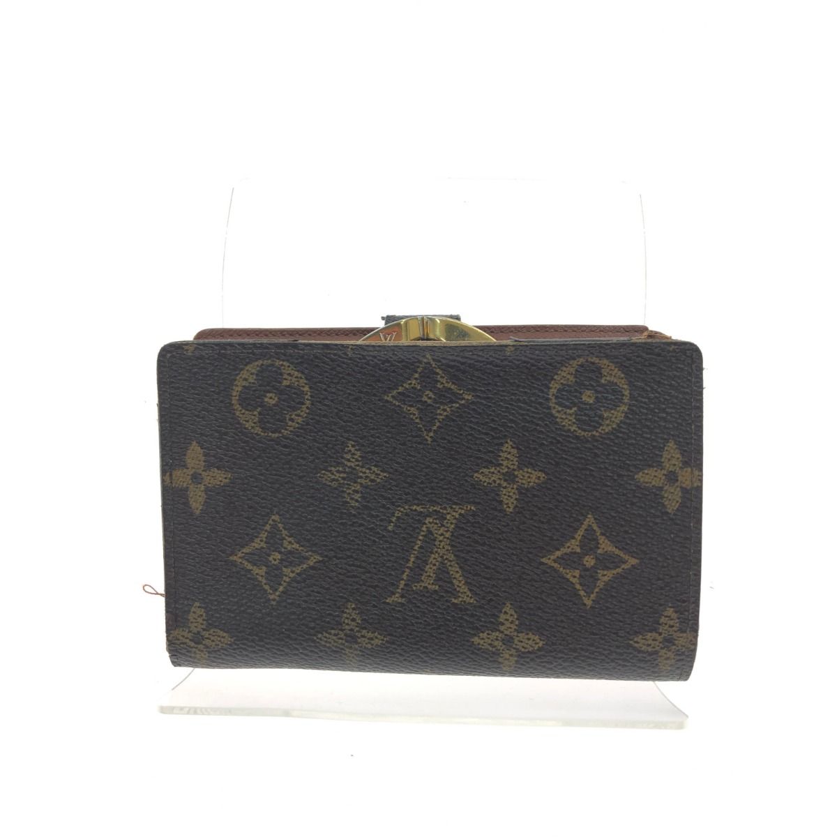 Louis Vuitton Women's Bifold Wallet Clasp Monogram Portomone Viet Viennois