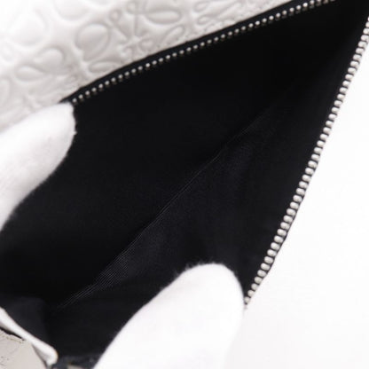 Loewe Repeat Anagram Leather White Unisex Long Wallet