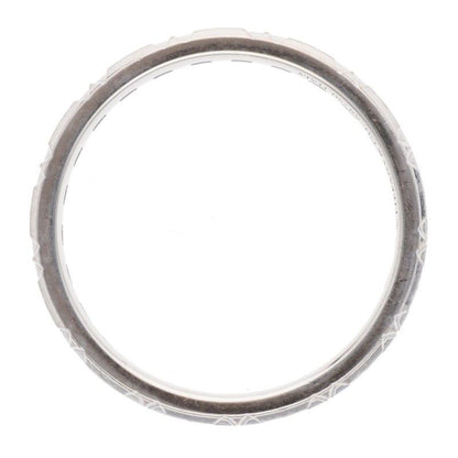 Tiffany & Co T True 18K White Goldring Men's #16