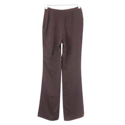 Chanel Silk Pants P19195v11108 Burgundy 36