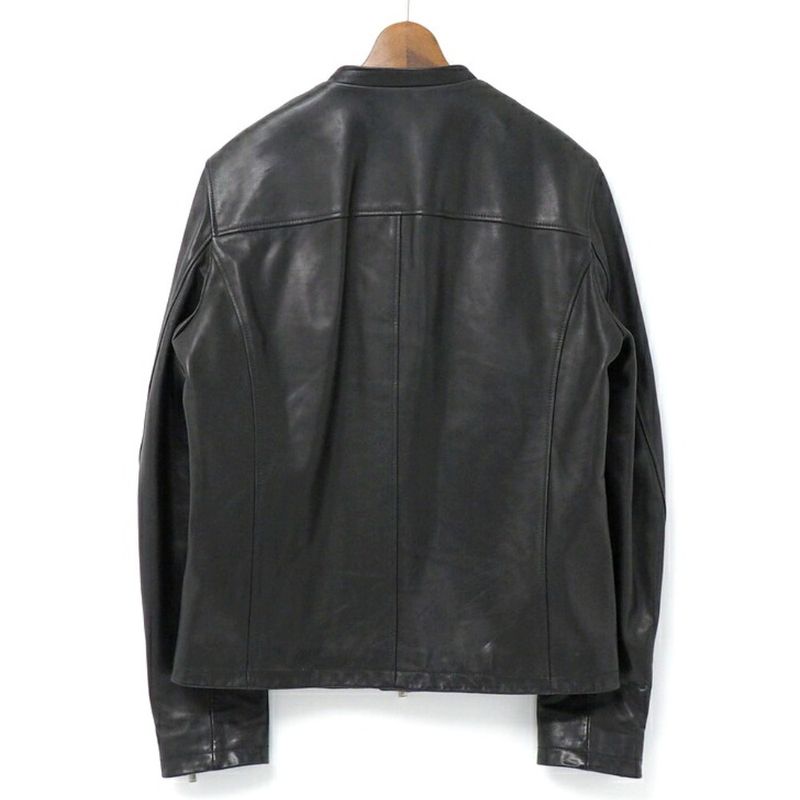 Fendi Monster Jacket Size 48 Bugs Studded Leather Single Riders Jacket Made In