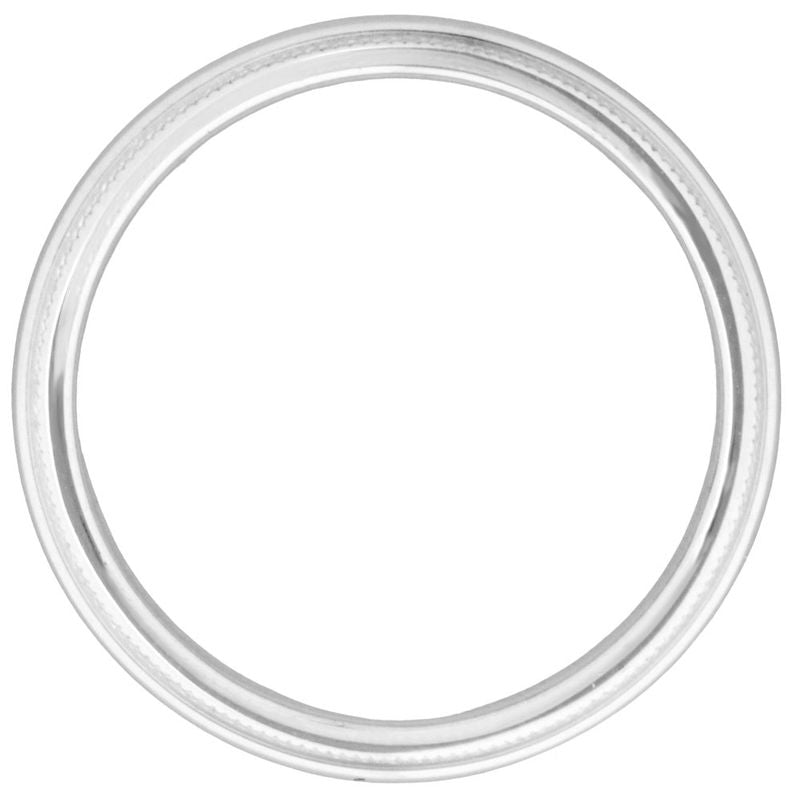 Tiffany & Co Tiffany & Co Milgrain Ring Size Approx 17 Pt950 61g Platinum 3mm