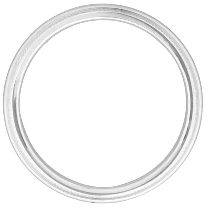 Tiffany & Co Tiffany & Co Milgrain Ring Size Approx 17 Pt950 61g Platinum 3mm