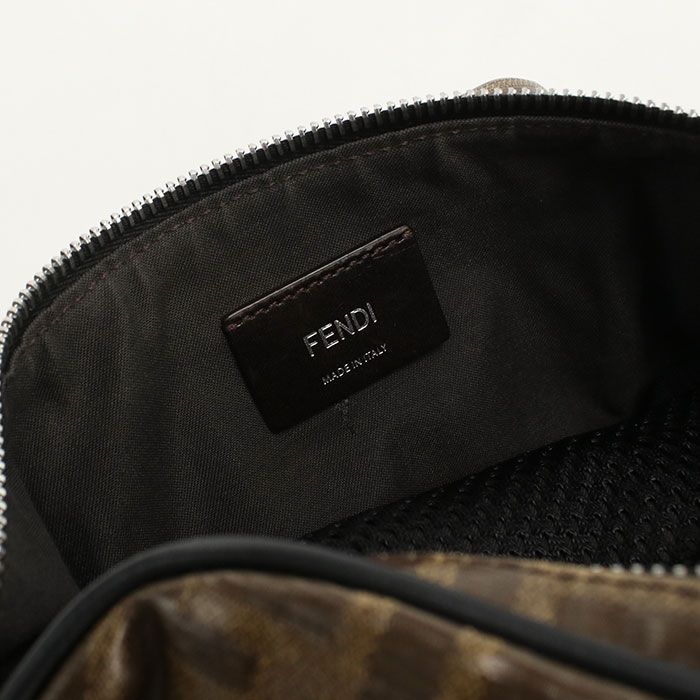 Fendi Belt Bag Zucca 7va446 Body Bag PVC Unisex