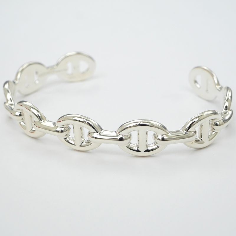 Hermes Chaine D'ancre Anchaenne Bangle ST Ag925 Women's Accessories -