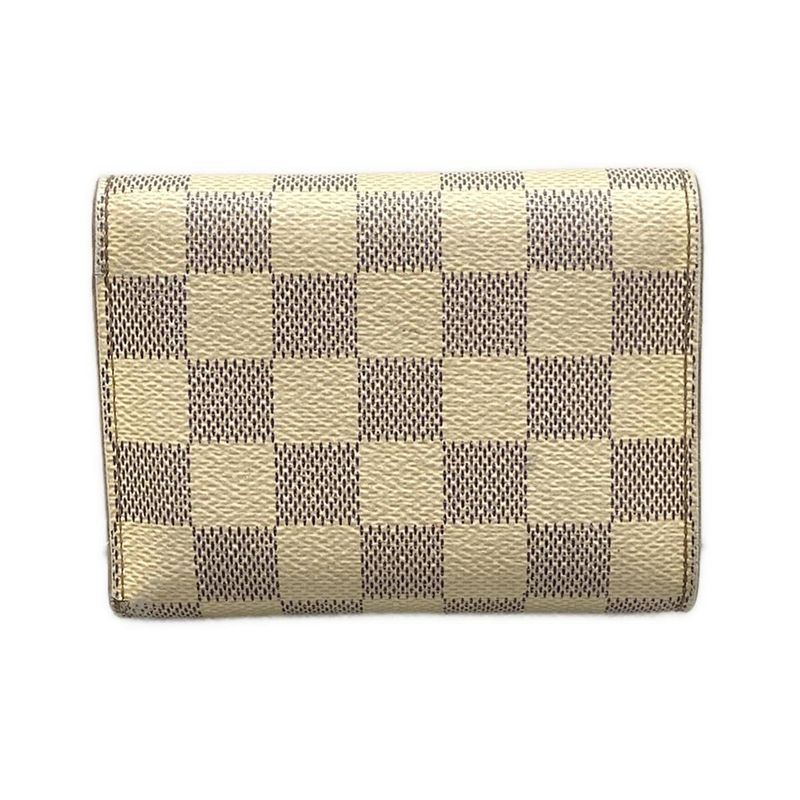 Louis Vuitton Damier Portefeuille Victorine N64022 Threefold Wallet With
