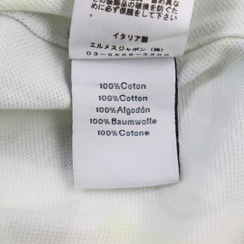 Hermes 23SS Paz Vjetar 100% Cotton Deer Fabric Total Pattern Short Sleeves Polo