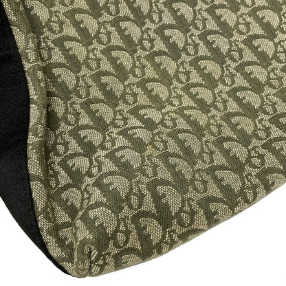 Dior/christian Dior Shoulder Bag Trotter Khaki Ivory And Black