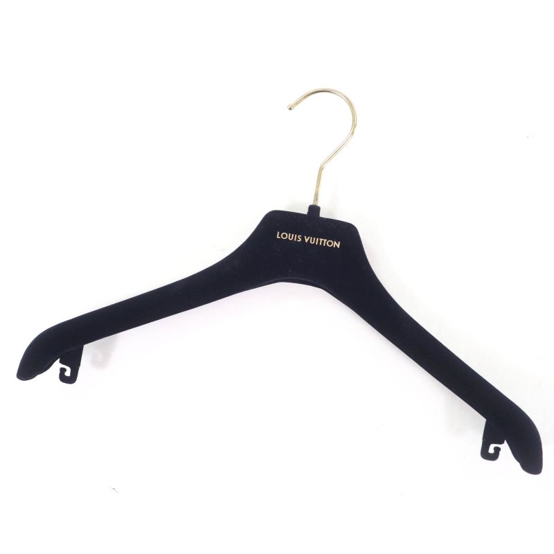 Louis Vuitton 22SS Silk Monogram Bishop Sleeve Bomber Jacket Black 36 Hanger