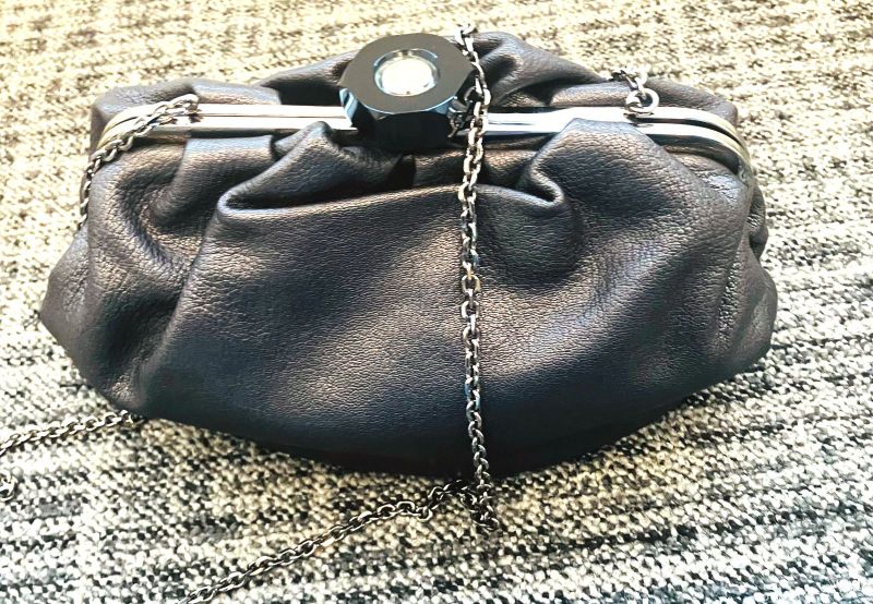 Celine 2-way Clutch Shoulder Bag Gray: Y2106