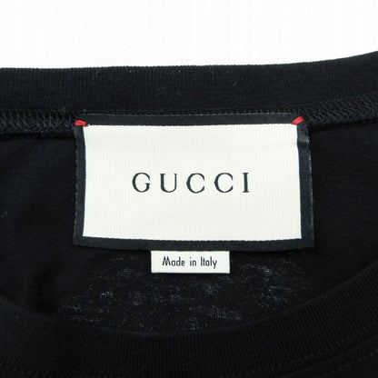 Gucci 492347 Xjald Chateau Marmont Print T-Shirt Short Sleeve Black Size XS
