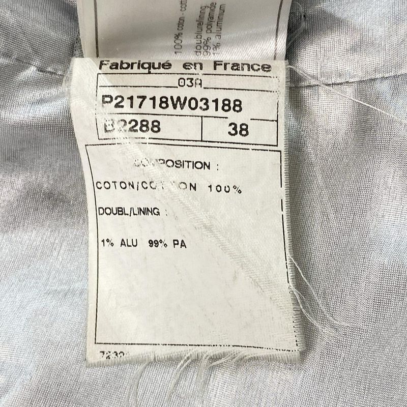 Chanel Blouson Size 38 M Womens P21718 Black Long Sleeves / Autumn / Winter /