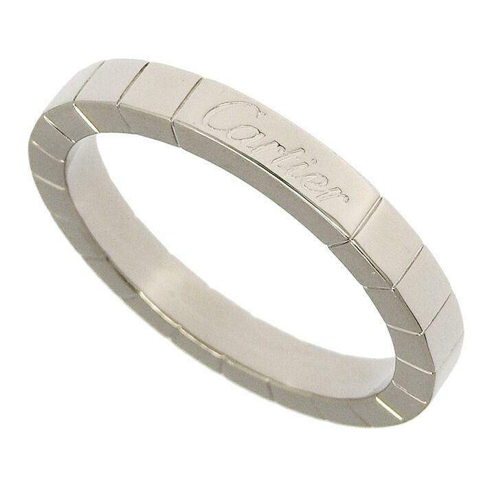 Cartier Ranier Ring 18K White Gold 750 White Gold #57 Equivalent To Size 17