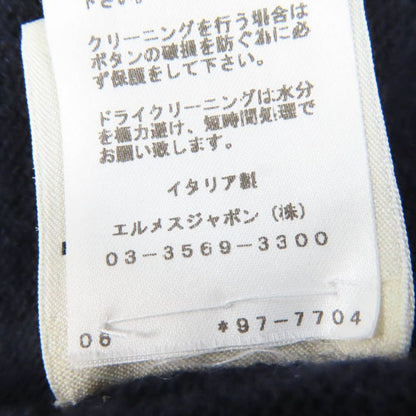 Hermes 2019 100% Wool H Pattern With Serie Buttons Long Sleeves Knit Cardigan