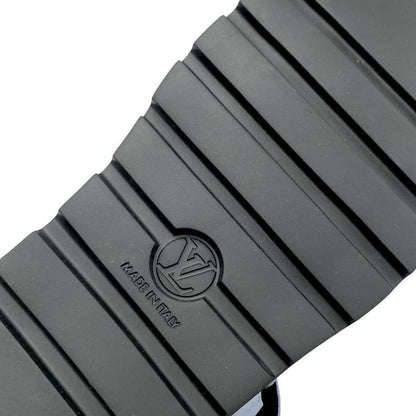 Louis Vuitton Pool Pillow Line Sandals Shoes Leather Blue Black White Unused