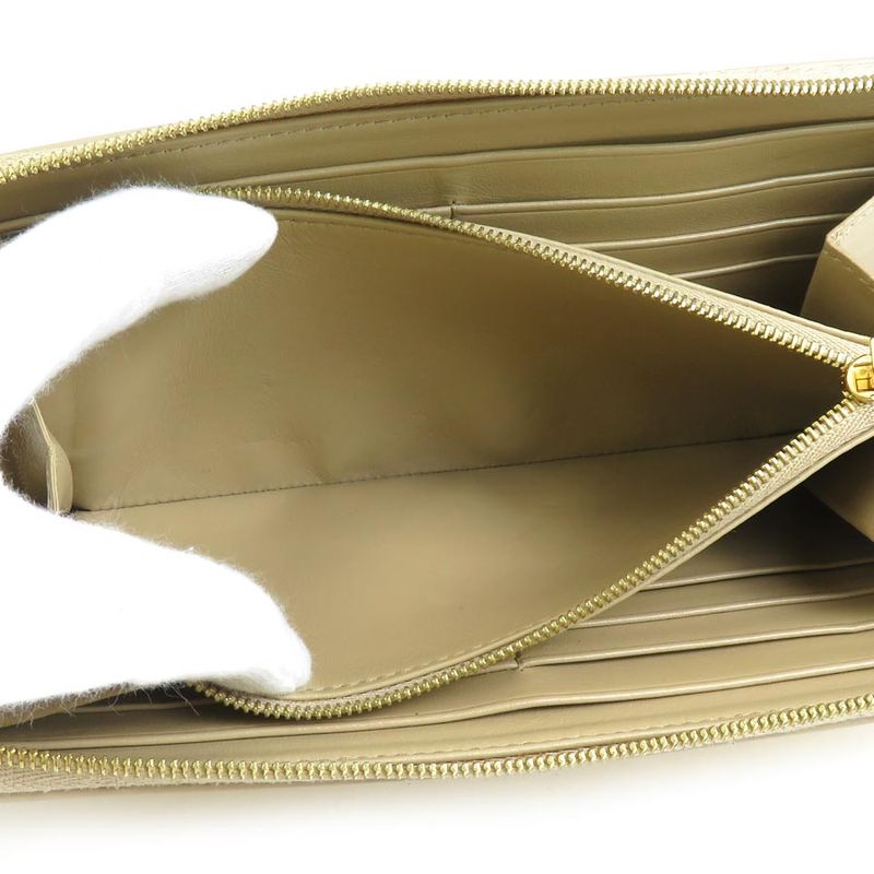 Celine Round Zipper Long Wallet