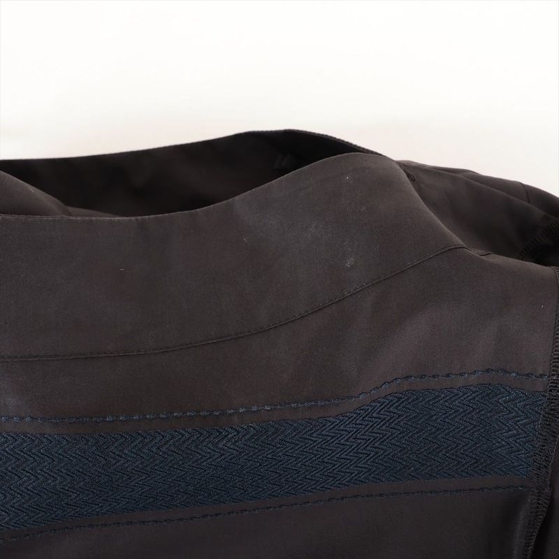 Hermes Cotton Logo Embroidery Shirt Women's 34 Black 2e3600d2 Made In France