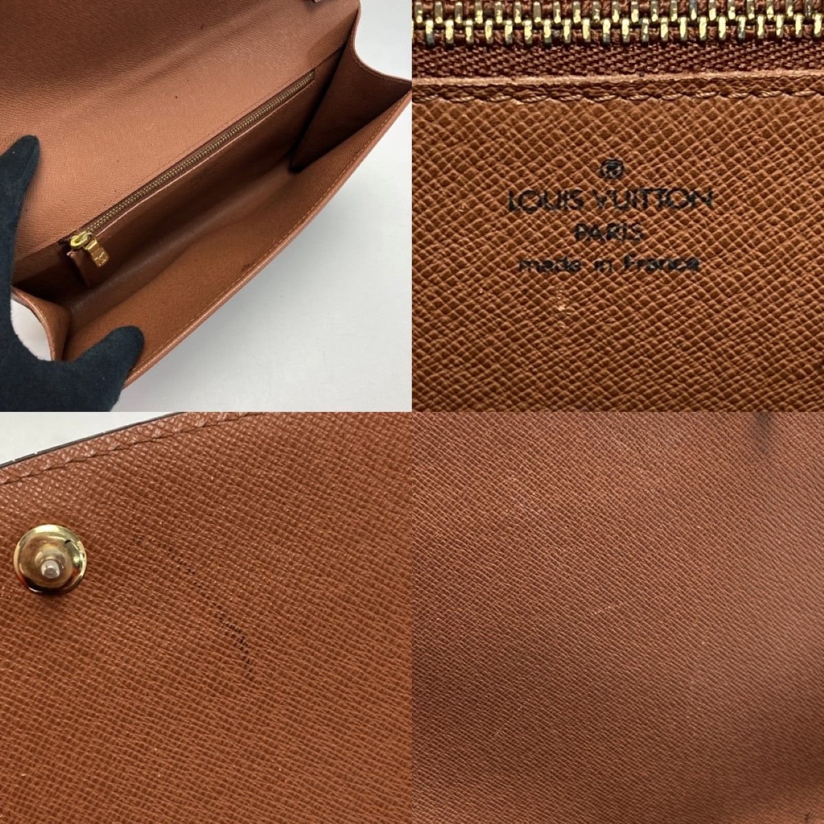Louis Vuitton Monogram Bordeaux M51797 2way Shoulder Bag Clutch Bag