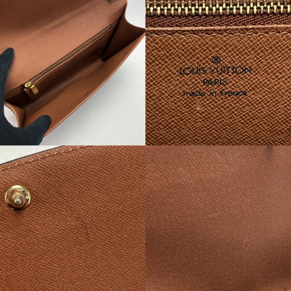 Louis Vuitton Monogram Bordeaux M51797 2way Shoulder Bag Clutch Bag
