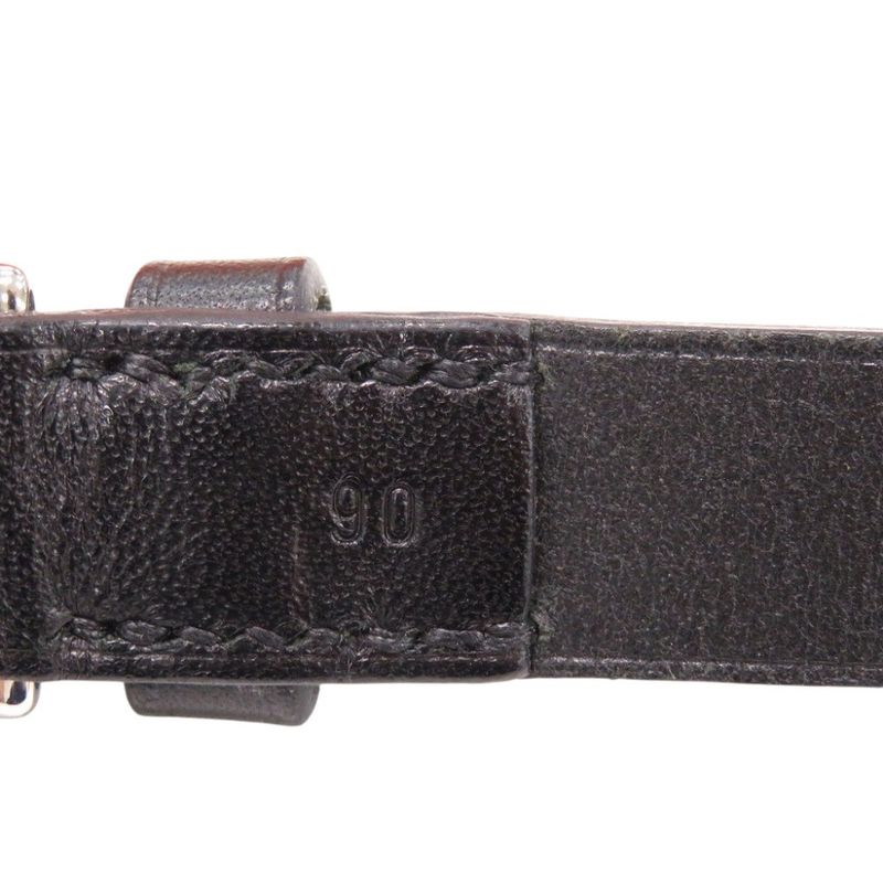Hermes Horsebit Buckle Vorsoft Black Horsebit Hardware □O Engraved (2011) Belt
