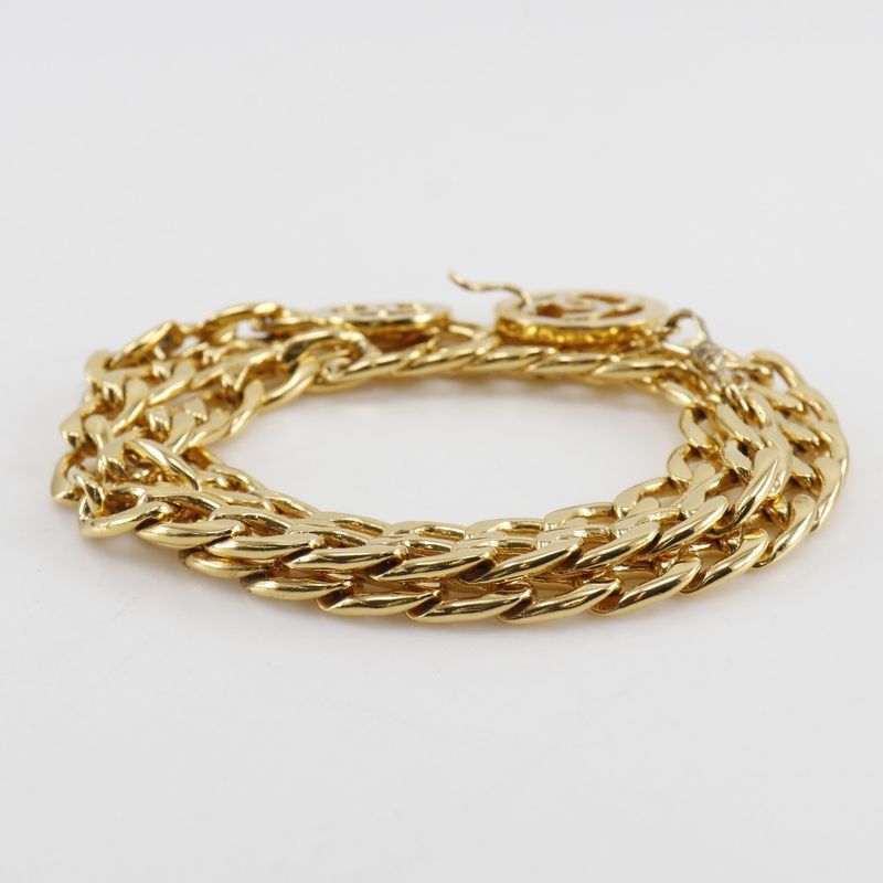 Chanel Chain Belt Coco Mark Vintage Gold Plated Ladies Belt