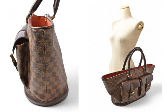 Louis Vuitton Tote Bag Shoulder Bag A4 Louis Vuitton Bag Damier Manosque GM