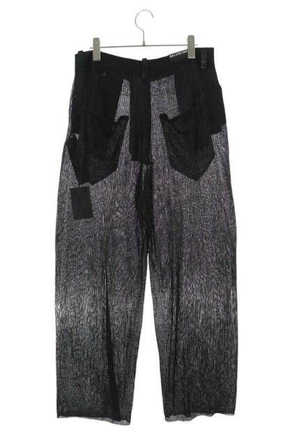 Balenciaga 23AW 745461 T6219 Waxed Cotton Long Pants Men's S
