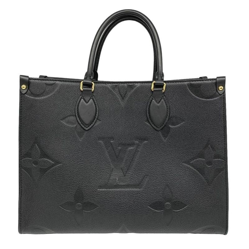 1314 Louis Vuitton Tote Shoulder Bag On The Go MM M45595 Monogram Noir Black
