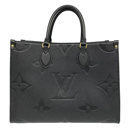 1314 Louis Vuitton Tote Shoulder Bag On The Go MM M45595 Monogram Noir Black