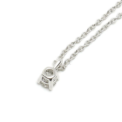 Tiffany & Co Tiffany & Co Solitaire Necklace Pt950 1P Diamond