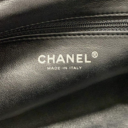 Chanel Clutch Bag Matelasse A46430 Black Silver Hardware / Clasp Closure