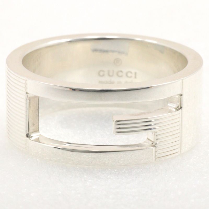 Gucci Branded G Silver 925 Size 11.5 Ladies 7.3g Ring