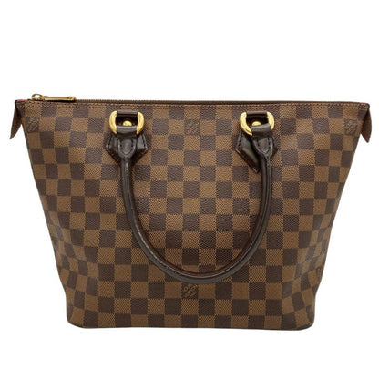 Louis Vuitton Saleya PM Tote Bag Damier Ebène N51183 Gold Hardware Vi0049