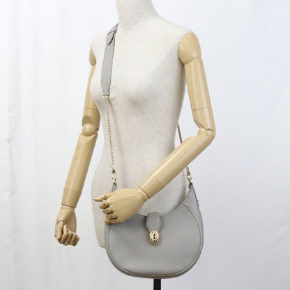 Bvlgari Bulgari 2WAY Serpenti Ellipse Handbag Leather Women