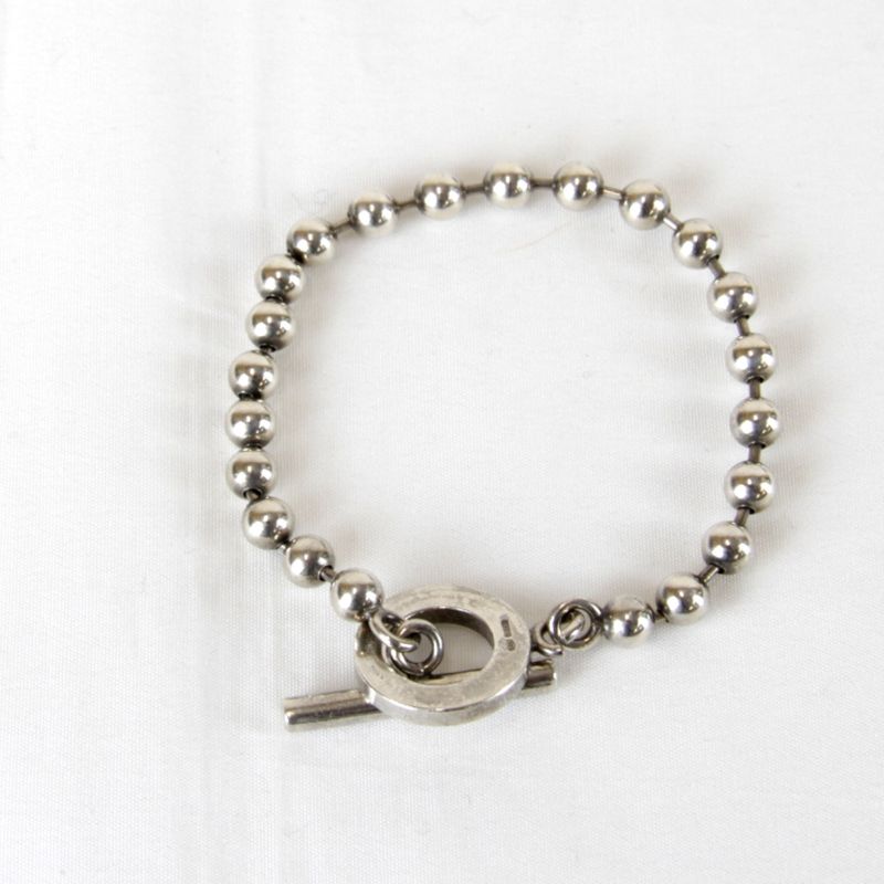 Gucci Ball Chain Bracelet 925 Silver