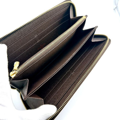 Louis Vuitton N60015 Damier Round Zipper Zippy Wallet Old Shape Long Wallet