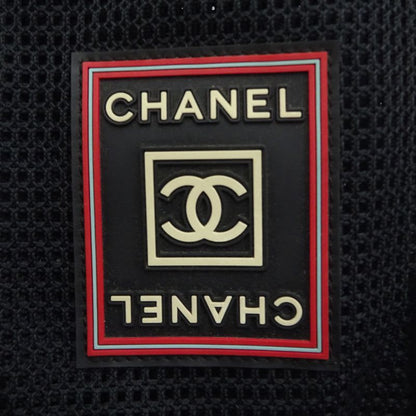 Chanel Shoulder Mesh Sports Line Tote Black Bag