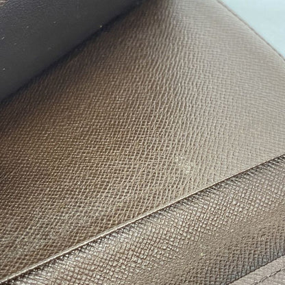 Louis Vuitton Long Wallet Damier Porte Barre Carte Credit N61823 Ebène Men