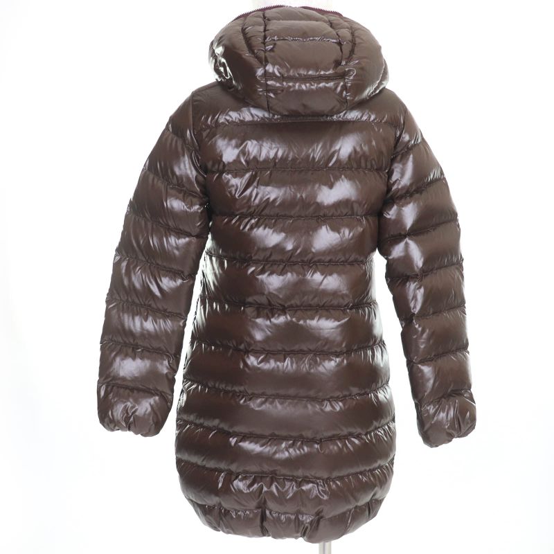 Duvetica ACE Hooded Zip Up Down Coat Brown 40 Made In Bulgaria Genuine