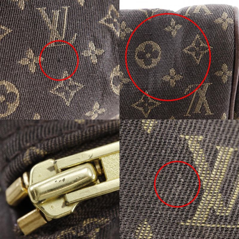 Louis Vuitton Speedy 30 Mini Boston M95224 Monogram Mini Lin Ebene Brown Sp0037