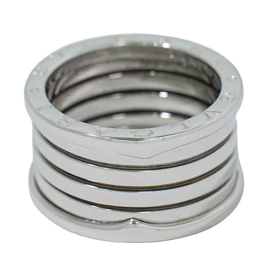 Authentic Bulgari Bvlgari B-zero1 750 WG Ring 59 17 White Gold Accessories