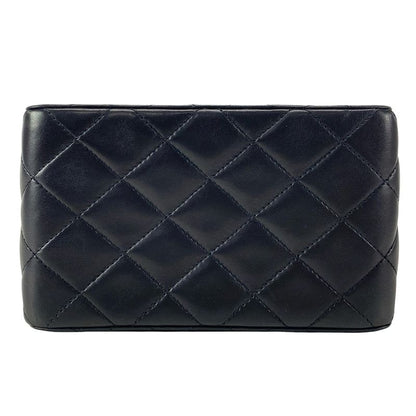 Chanel Vanity Bag Matelasse Black And Brown Plastic Chain/tortoiseshell Lambskin