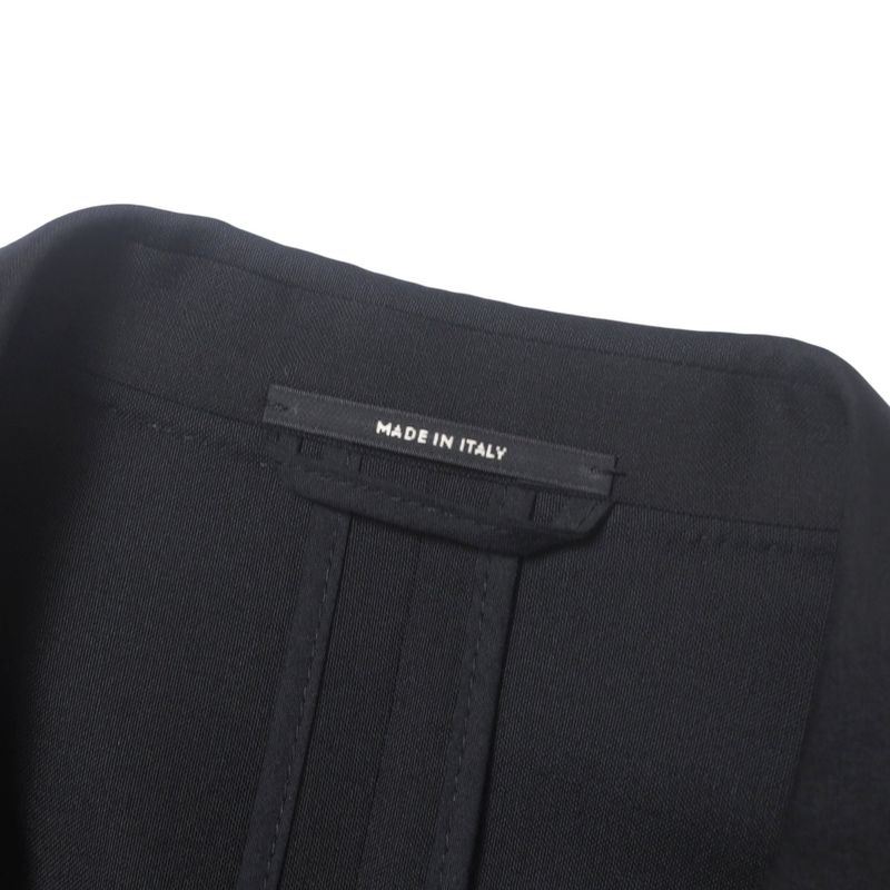Hermes Pants Suit Size 52 2B Tailored Jacket Bleather Pants Slacks Made In