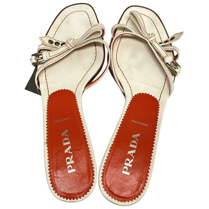 Prada Sandals Women White 35 1 2