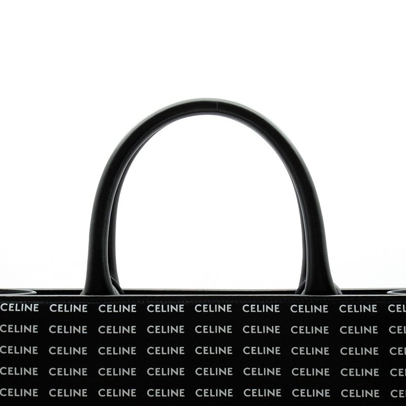 Celine Vertical Cabas Small Tote Bag 191542dt2 PVC Calf Women's Tote Bag Black