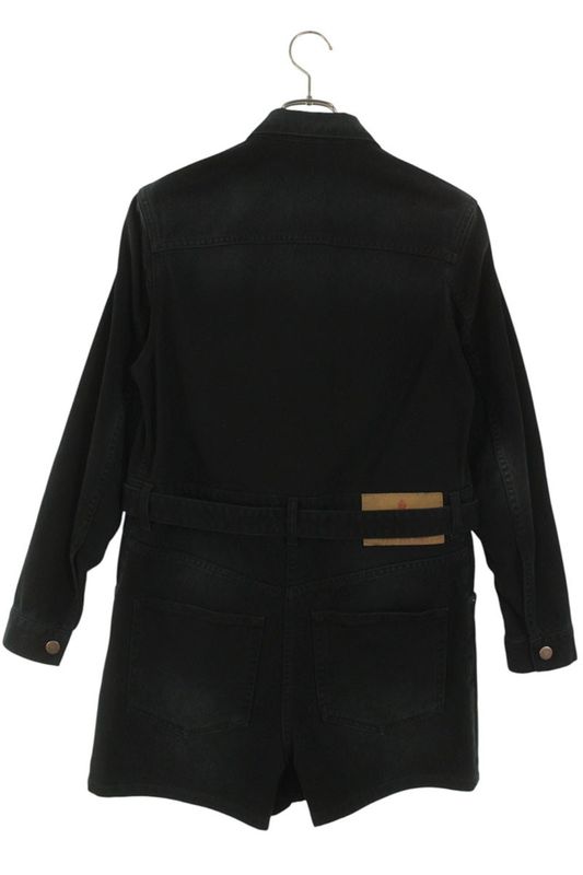 Prada Gfz019 Denim Short Jumpsuit Women 36S