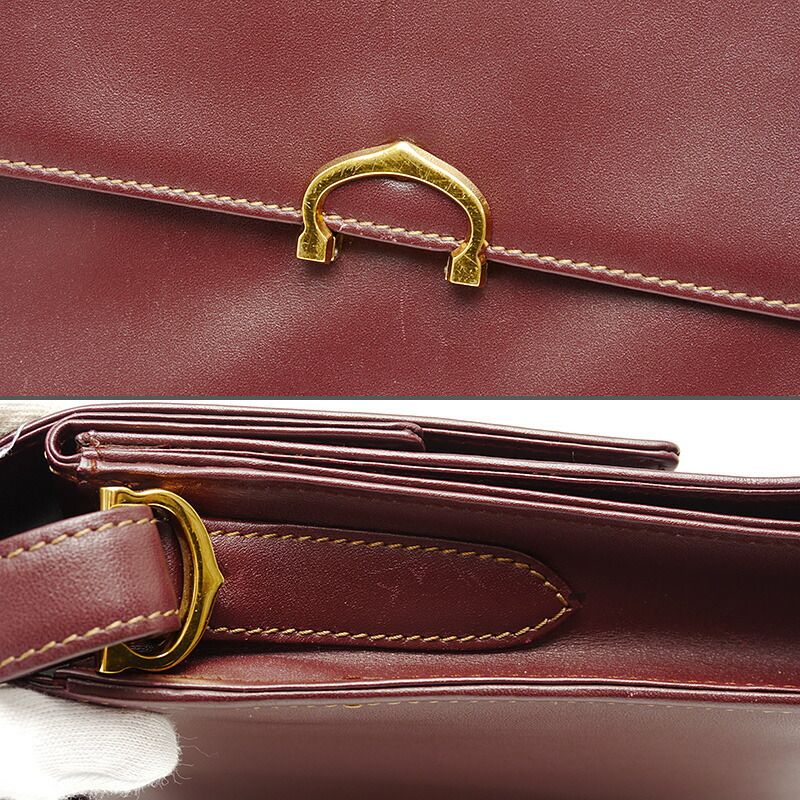 Cartier Shoulder Bag Must Bordeaux Crossbody