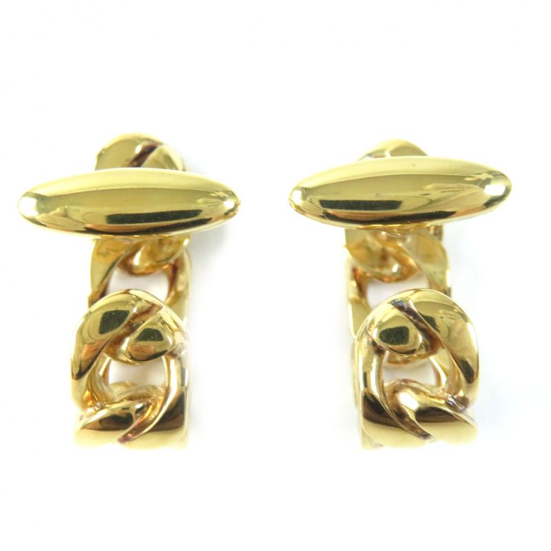 Bottega Veneta 574957 Ag925 Chain Cufflinks Gold Storage With