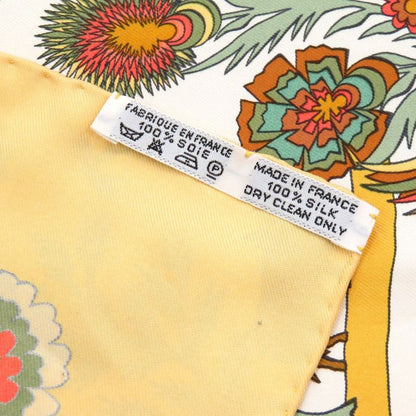 Hermes Carré 90 Decoupages Cut-out Silk Multicolor Scarf 0750 Hermes