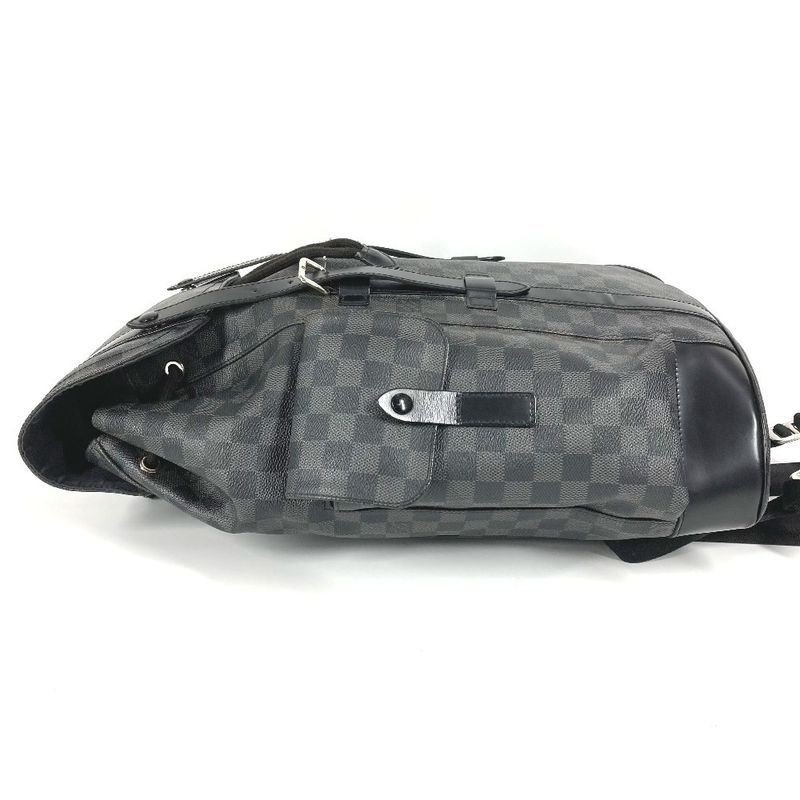 Louis Vuitton Backpack Sac Christopher MM Christopher MM N41379 Damier Graphite
